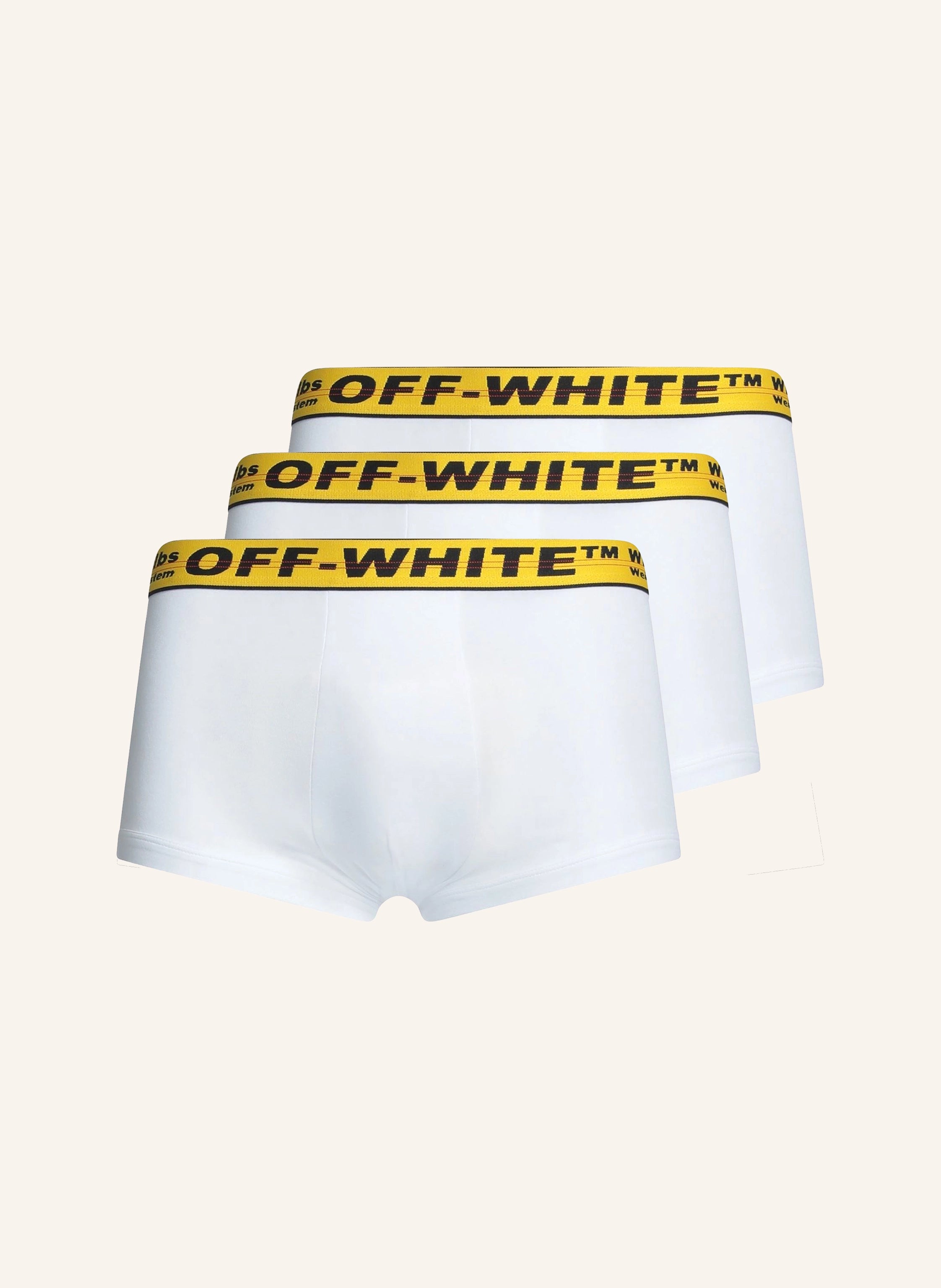 OFF-WHITE Boxershort Weiß (3er Pack)
