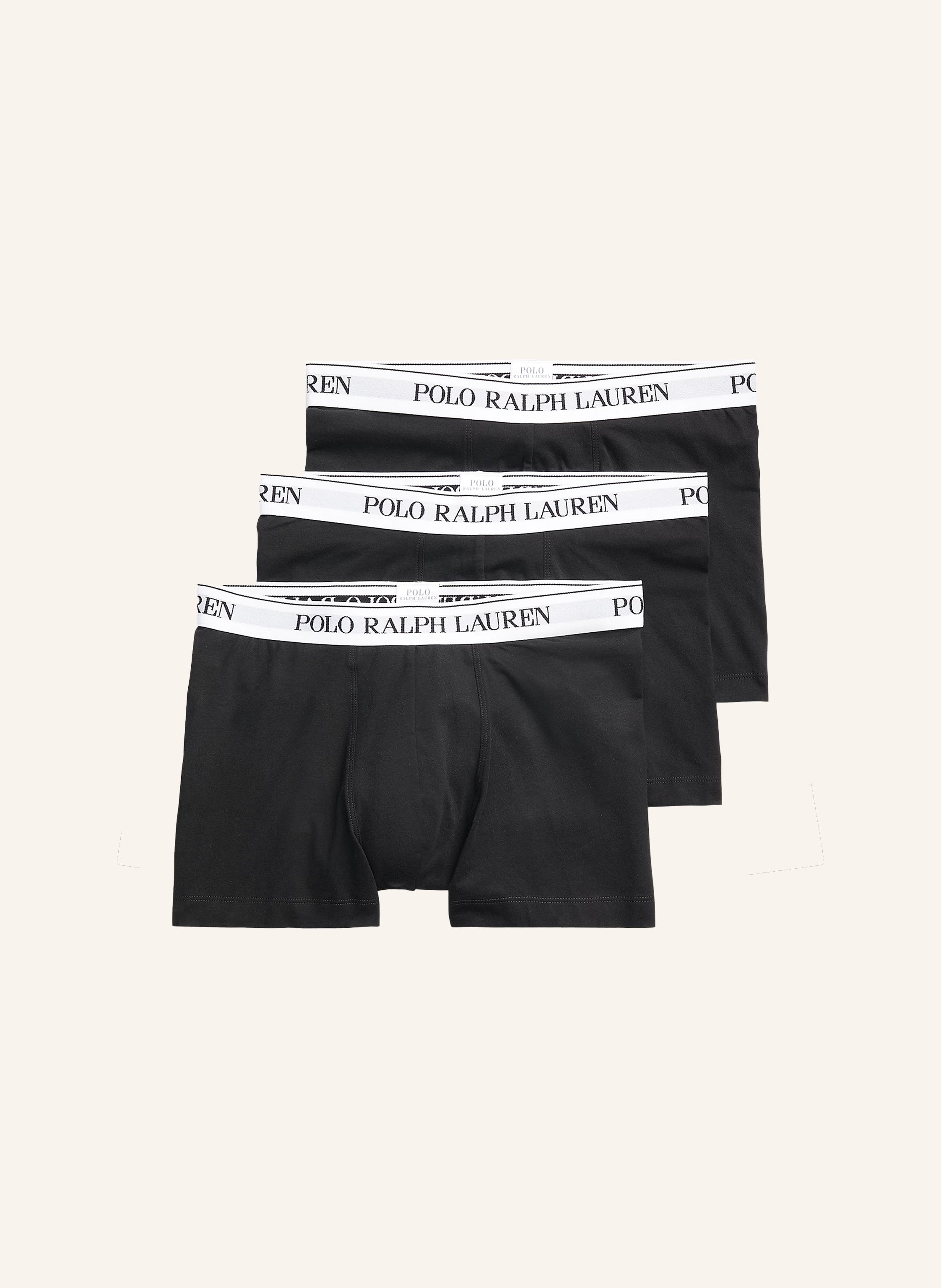 Lote de 3 boxers lisos, cintura descida multicolor Calvin Klein Underwear